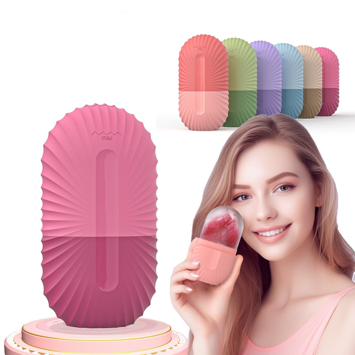 Accessori di bellezza Massaggio viso per il vassoio del ghiaccio del viso