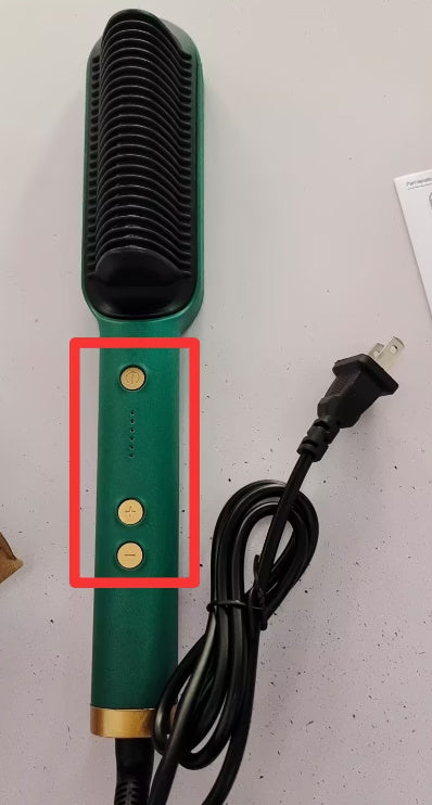 Piastra per capelli 2 in 1, pettine caldo, ferro arricciacapelli a ioni negativi, spazzola elettrica a doppio scopo